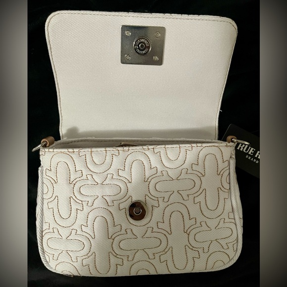 True Religion White Crossbody Bag - Picture 5 of 6